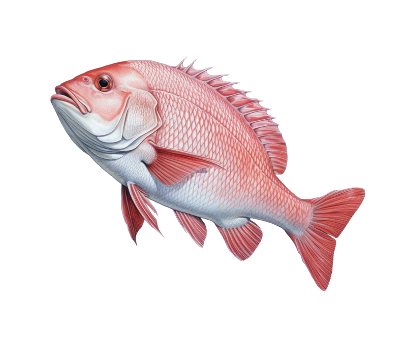 Image Illustration of a Red Snapper fish.